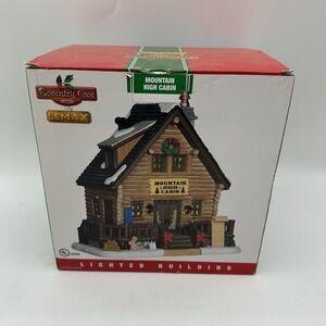 Lemax Mountain High Cabin 2016 Lighted Holiday Building